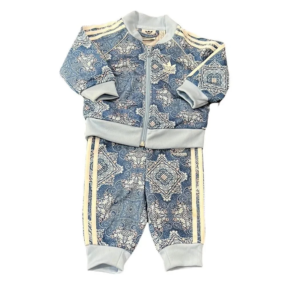 Adidas Originals Baby Girls' Culture Clash SST Track Jacket and Pants Size 6M